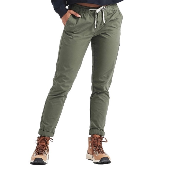Vuori Pants & Jumpsuits New Vuori Womens Ripstop Pants Long Army